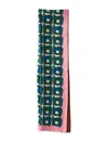 Miu Miu Rectangular Scarf Soft Texture Geometric Pattern In Multi