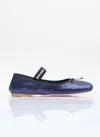 Miu Miu Women Satin Ballerina Flats