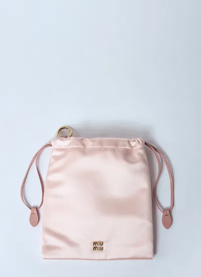 Miu Miu Women Satin Pouch