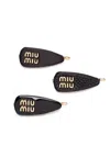 Miu Miu Women Set Of Hair Clips