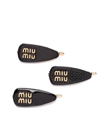 Miu Miu Women Set Of Hair Clips