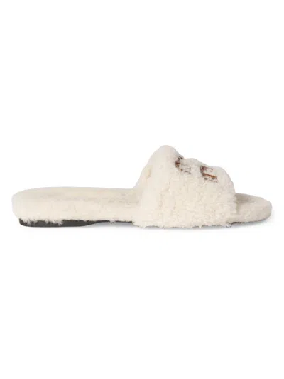 Miu Miu Women's Shearling Slides