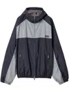 Miu Miu Recycled Nylon Windbreaker Jacket In Multicolor