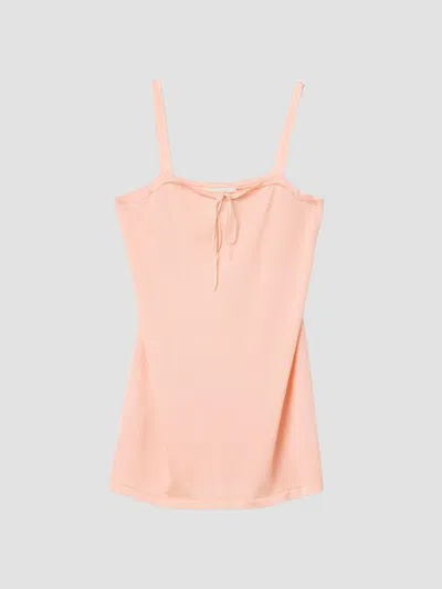 Miu Miu Women's Silk Mini-dress In Pink