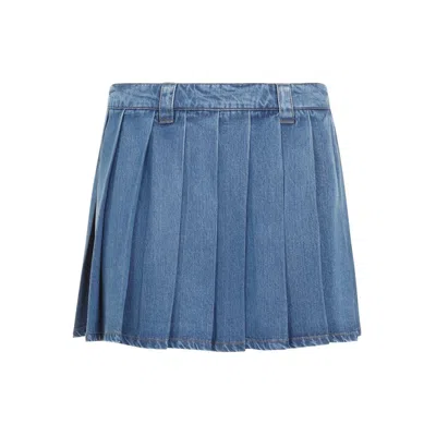 Miu Miu Skirt 40 In Blue