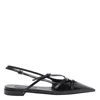 Miu Miu Patent Leather Slingback Ballerina Flats