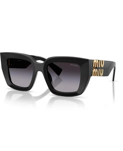 MIU MIU WOMEN'S SQUARE SUNGLASSES, MU B05S