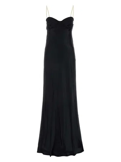 MIU MIU WOMEN'S STAIN LONG DRESS