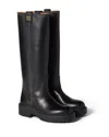 Miu Miu Knee High Boot In Black