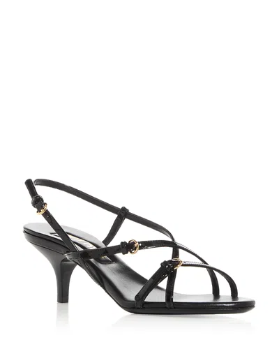 MIU MIU WOMEN'S STRAPPY BUCKLE SANDALS