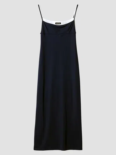 Miu Miu Women's Stretch Jersey Midi Dress In Black