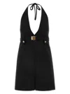 Miu Miu Grain De Poudre Halter Dress