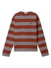 Miu Miu Cotton T-shirt With Striped Pattern In Multi