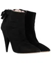 Miu Miu Women's Suede Bootie (authentic Pre-loved) In Black