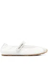 Miu Miu Women Suede Leather Ballets In Multicolor