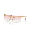 Miu Miu Woman Sunglass Mu 50zs In Gold