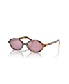 Miu Miu Regard Tortoiseshell-effect Sunglasses In Honey Havana