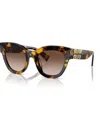Miu Miu Women's Miu Mu 01ys Vau6s1 Sunglasses In Honey Havana
