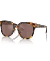Miu Miu Womens Brown Mu 01zs Square-frame Acetate Sunglasses In Honey Havana
