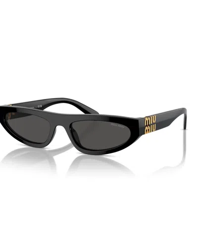 Miu Miu Women's Sunglasses, Mu 07zs In Dark Grey