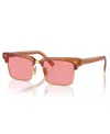 Miu Miu 0mu 10zs Sunglasses In Caramel Trasparent
