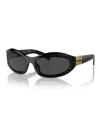 Miu Miu Woman Sunglass Mu 14zs In Black