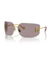 Miu Miu Sunglasses Woman Brown In Brown