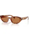 Miu Miu Women's Sunglasses Mu A03s In Havana Light