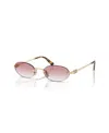 Miu Miu Oval-frame Sunglasses
