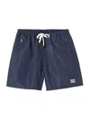 Miu Miu Technical Fabric Bermudas In Blue