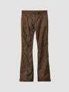 Miu Miu Technical Fabric Pants In Brown