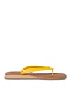 Miu Miu Women's Thong Sandals In Yellow