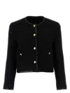 Miu Miu Tweed Jacket With Sequined Trims