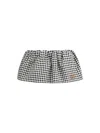 Miu Miu Women Vichy Pattern Miniskirt In White
