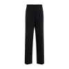 Miu Miu Pinstripe Straight-leg Trousers In Blue