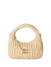 Miu Miu Beige Wander Crossbody Bag