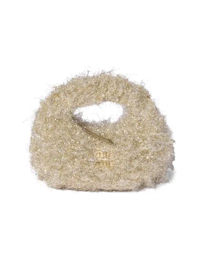 Miu Miu Women's Wander Lurex Mini Top Handle Bag In Multi