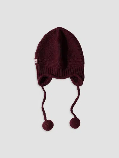 Miu Miu Women's Wool And Cashmere Hat In Dark Red