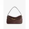 Miu Miu Womens Radica Aventure Leather Shoulder Bag