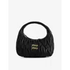 Miu Miu Matelassé Shoulder Bag In Nero