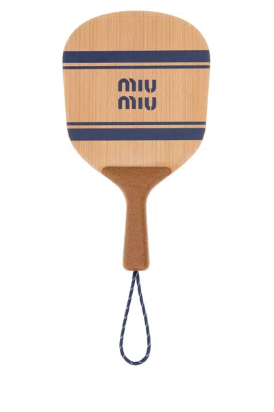 Miu Miu Wood Beach Ratchet Set In Multicoloured