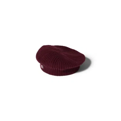 Miu Miu Wool And Cashmere Beret In Amaranth Red