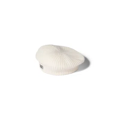 Miu Miu Wool And Cashmere Beret In White