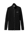 Miu Miu Wool And Cashmere Cardigan In Black