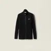Miu Miu Wool And Cashmere Cardigan In Black