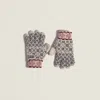 Miu Miu Wool And Cashmere Gloves In Multi