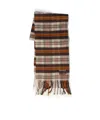 Miu Miu Wool And Cashmere Scarf In Brown
