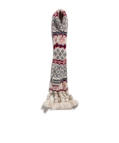 Miu Miu Wool And Cashmere Trick In Multi