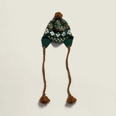 Miu Miu Wool And Cashmere Visor Hat In Multi