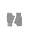 Miu Miu Wool And Mohair Gloves In Gray